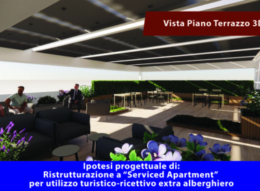 Ipotesi Serviced Apartment Piano Terrazzo 3D