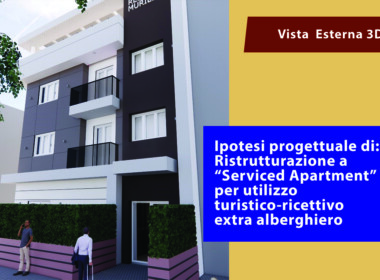 Ipotesi Serviced Apartment Vista Esterna 3D 2